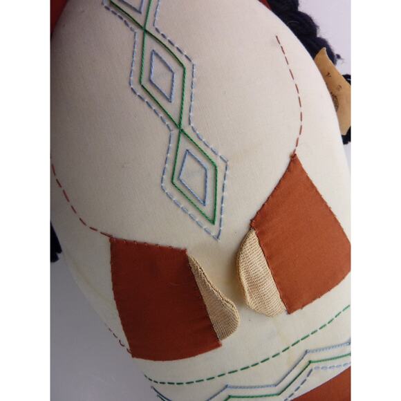 Vintage Worry Doll Cloth Handsewn Magna Peru Doll Maena - Picture 3 of 7